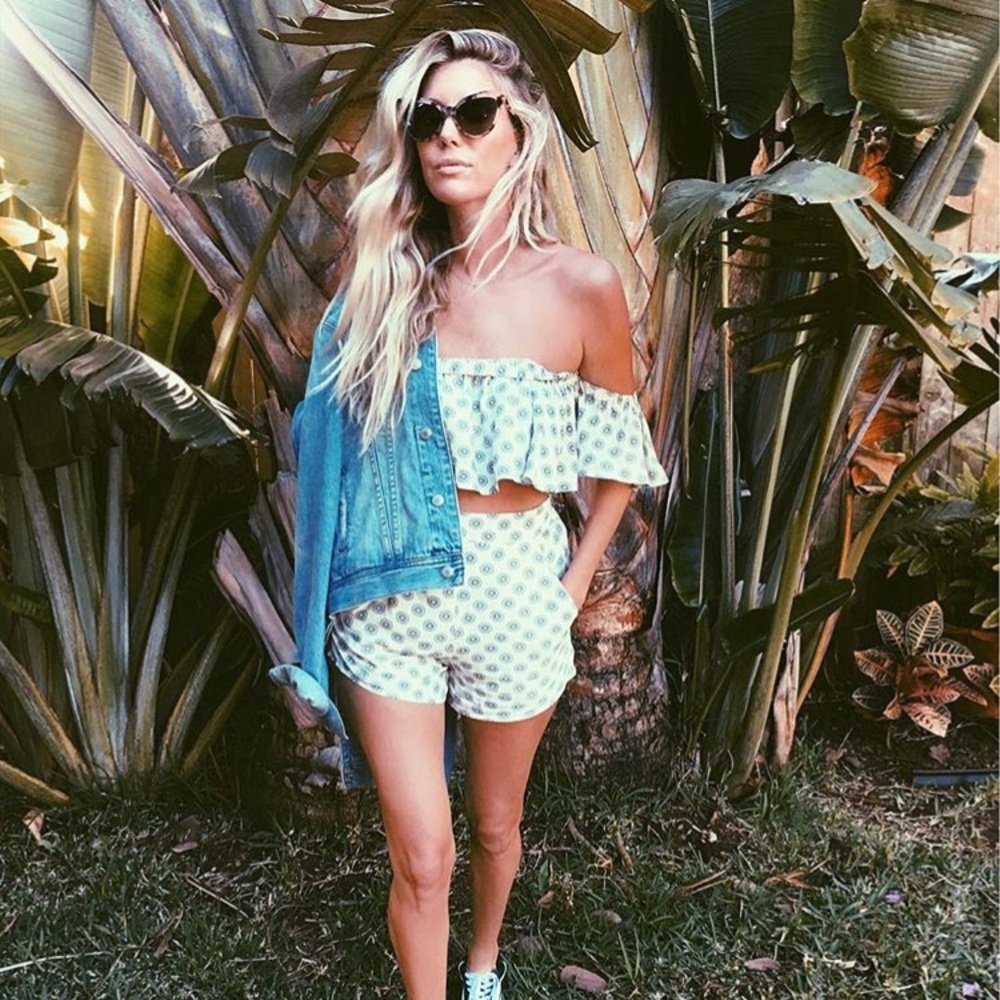 Cleobella high waisted shorts